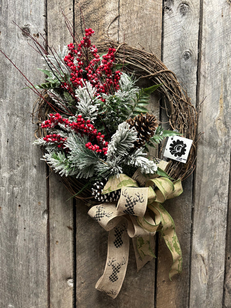 Frost in the Forest Winter Wreath