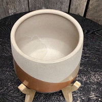 Sandstone Tri Color Pot with Stand