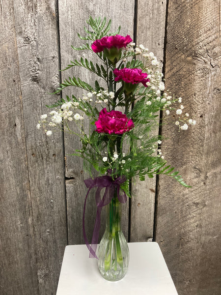 Carnation Bud Vase